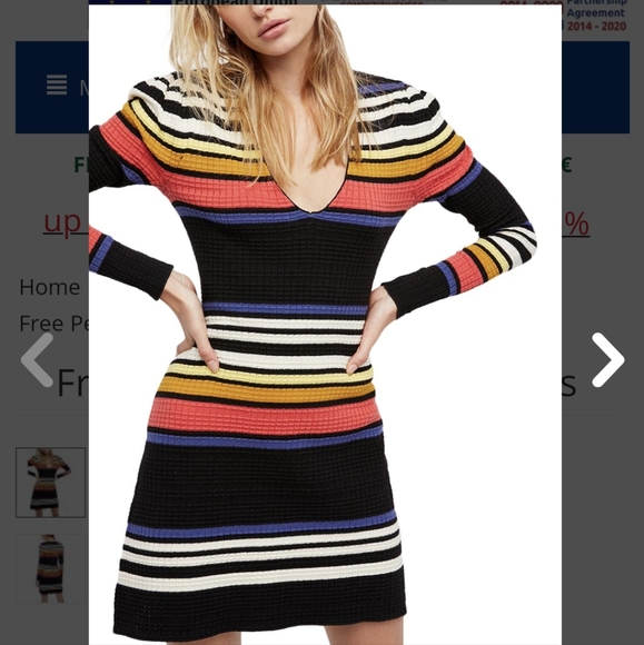 FREE PEOPLE - Gidget Sweater Mini Dress - Picture 6 of 12